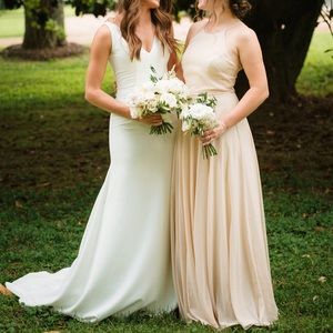 Jenny Yoo “Luca” Champagne bridesmaid dress